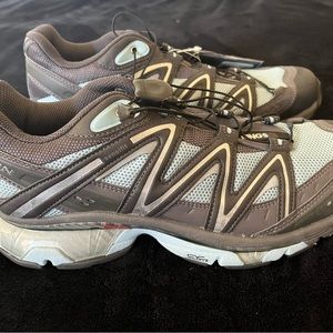 Salomon Athletic Shoes in Gray and Light Blue